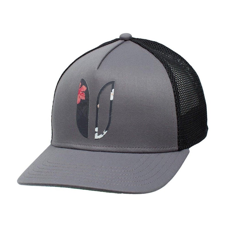 Linksoul Art Edition Hat|Hibiscus Charcoal|White Grey|Faded Navy