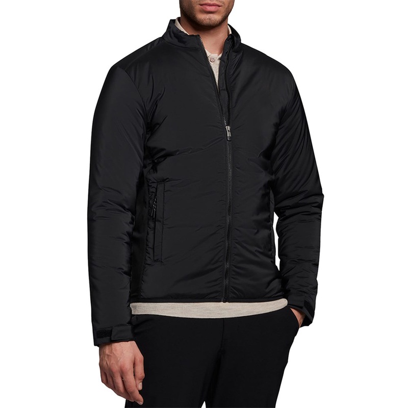 Lyle & Scott Tonal Eagle Golf Primaloft Water Resistant Jacket – Jet Black