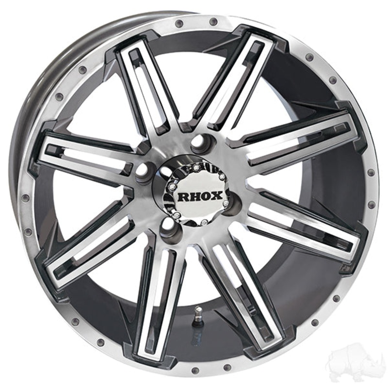 RHOX RX275, Machined with Gun Metal 14×7, ET-25