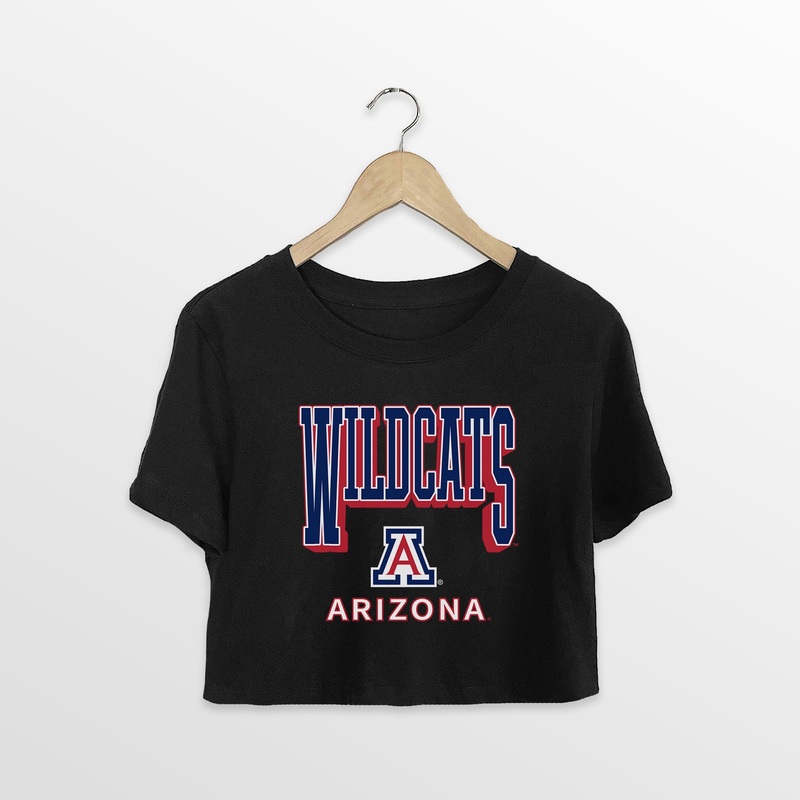 ARIZONA WILDCATS PURE VICTORY CLASSIC CROP TEE