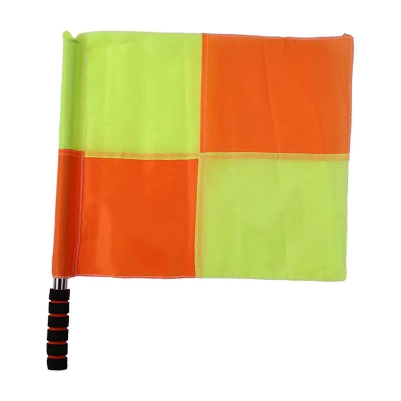Schiedsrichterfahne, leichte Flagge mit Schwammgriff, FairGameFlagge, Handfahne