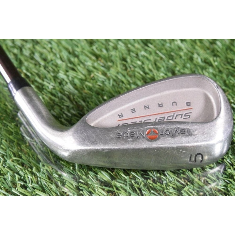 TAYLORMADE SUPERSTEEL BURNER 5 IRON BUBBLE S90 STIFF FLEX GRAPHITE SHAFT