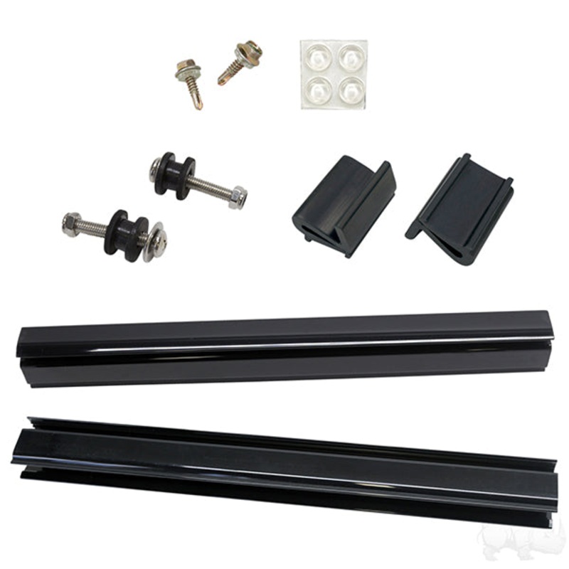 Windshield, 1/4 Impact Modified Tinted 2 Piece, E-Z-Go TXT 95-13, Medalist