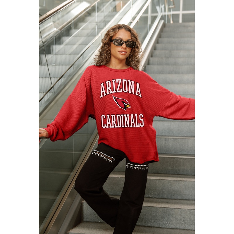 ARIZONA CARDINALS RELENTLESS VINTAGE WASH CORDED PULLOVER