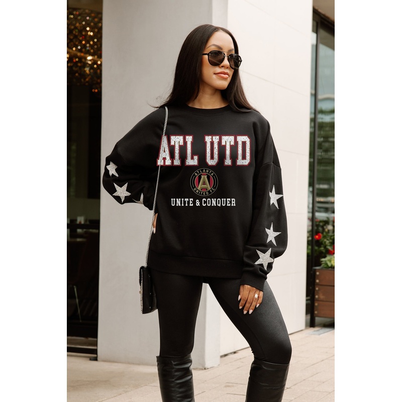 ATLANTA UNITED FC VELOCITY STAR EMBELLISHED CREW SWEATSHIRT