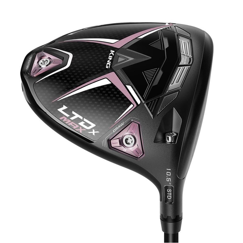 Cobra Women’s LTDx MAX Driver (Right-Handed, Color Black Pink)