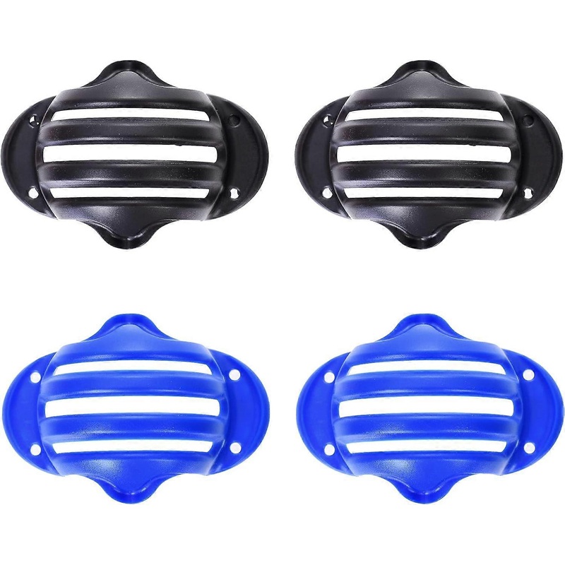 Golf Ball Alignment Tool Set | Liner Drawing Marking | Easy Snap In Cup | Linear(Black Blue)(4Pcs)