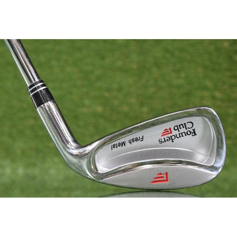 FOUNDERS CLUB FRESH METAL 6 IRON TRUE TEMPER REGULAR FLEX STEEL SHAFT ~ L@@K!!