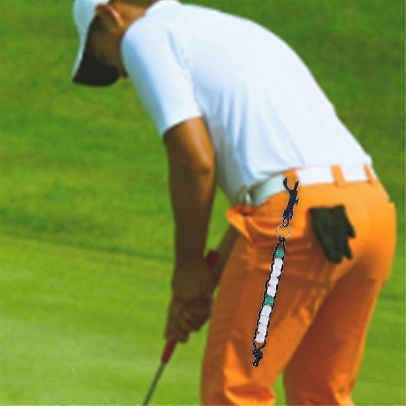Green Golf Bead Chain Scoring System – Easy-to-Carry & Portable Golf Scoring Tools