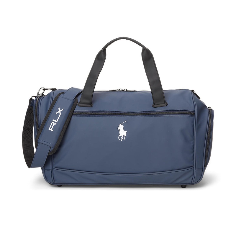 RLX Ralph Lauren Embroidered Logo Boston Golf Bag – Navy Multi