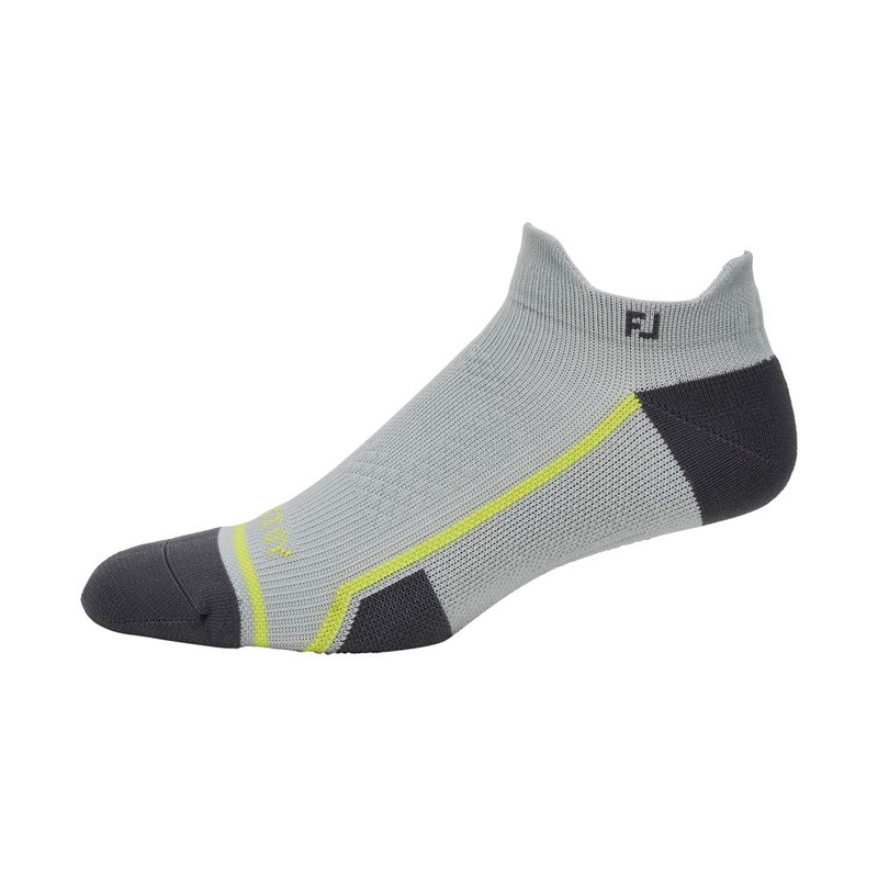 FootJoy Tech D.R.Y. Roll Tab Golf Sock – Grey
