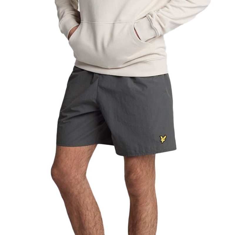 Lyle & Scott Plain Swim Shorts – Gunmetal