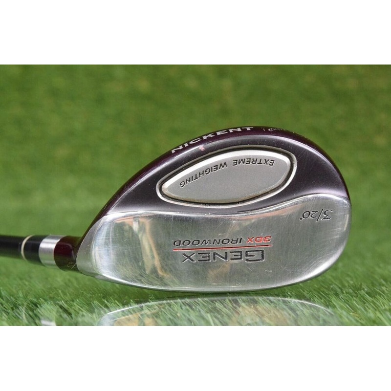 NICKENT GOLF GENEX 3DX 20 3 HYBRID W/ SPEED RATED REGULAR FLEX GRAPHITE SHAFT