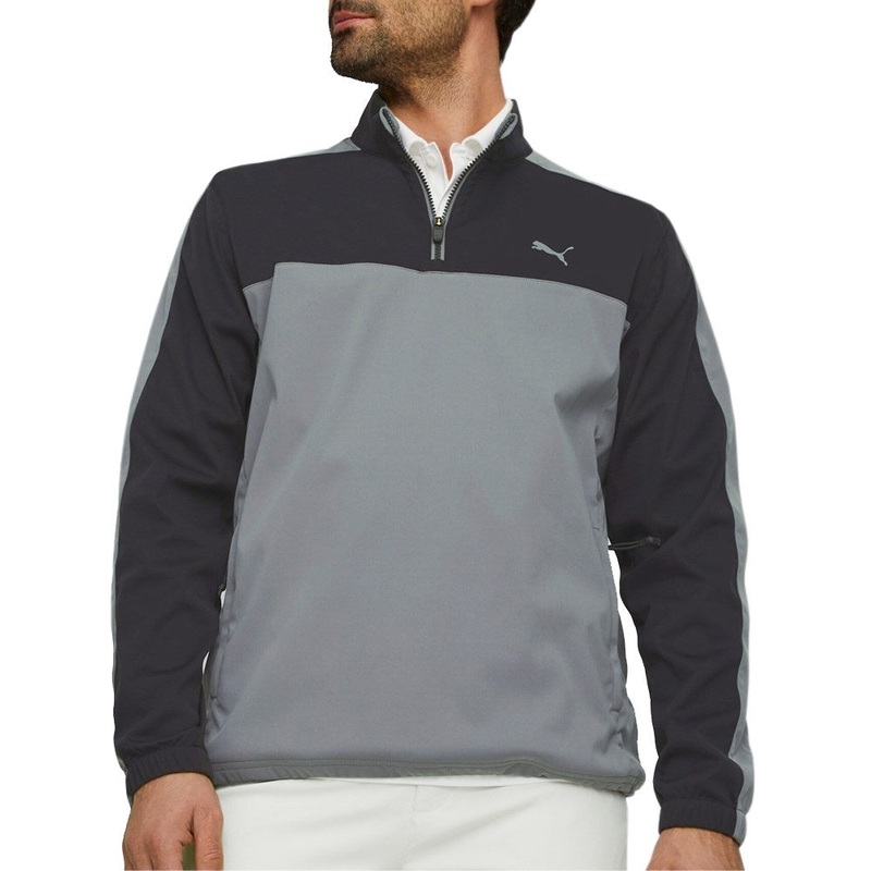 Puma Momentum Woven Golf 1/4 Zip – Puma Black/Quiet Shade