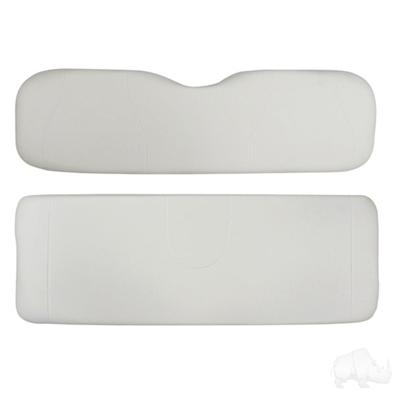 RHOX SS Cushion Set, White, Universal Board, Club Car Tempo, Precedent 04+ PN# SEAT-730U-W