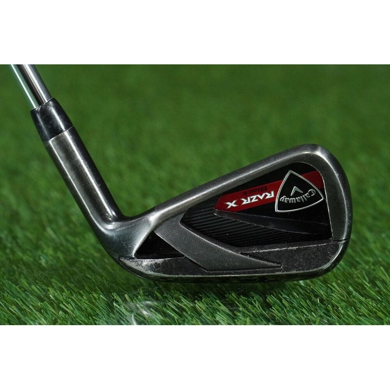 CALLAWAY RAZR X BLACK 6 IRON TRUE TEMPER M-10 XP UNIFLEX STEEL SHAFT RH ~ L@@K!!