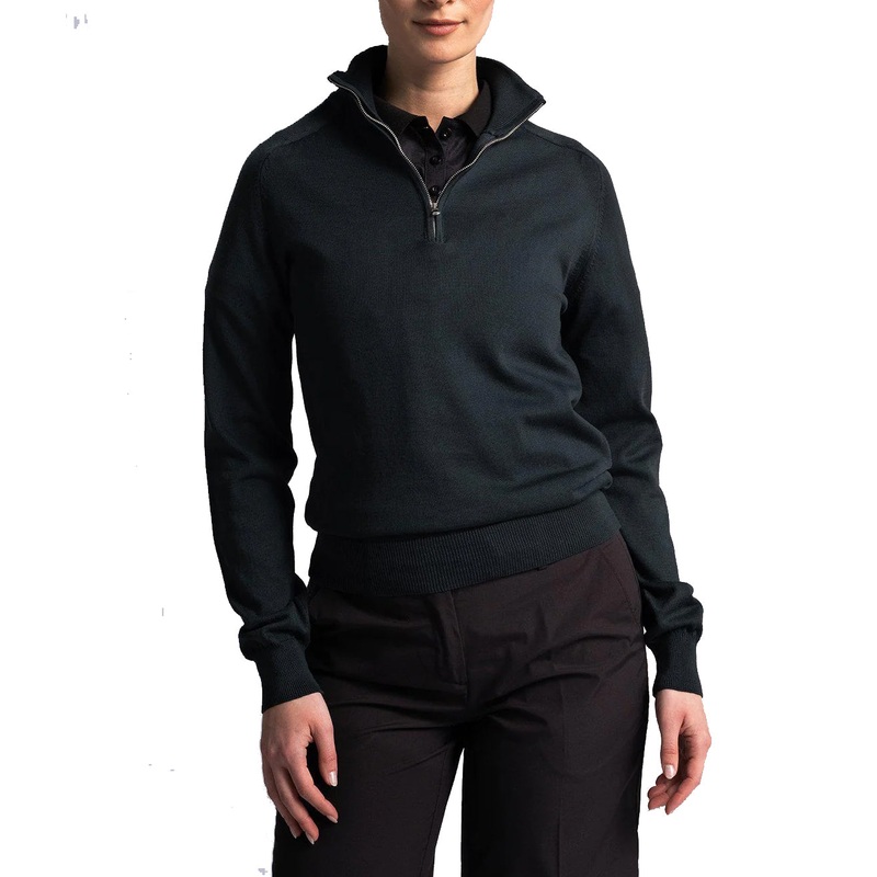 Cross Women’s Greta 1/4 Zip Golf Knit – Black