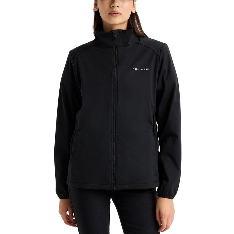 Rohnisch Women’s Lorraine Wind Golf Jacket – Black