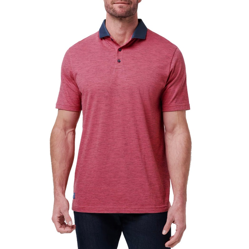 Travis Mathew Common Interest Polo Golf Shirt – Rose Wine
