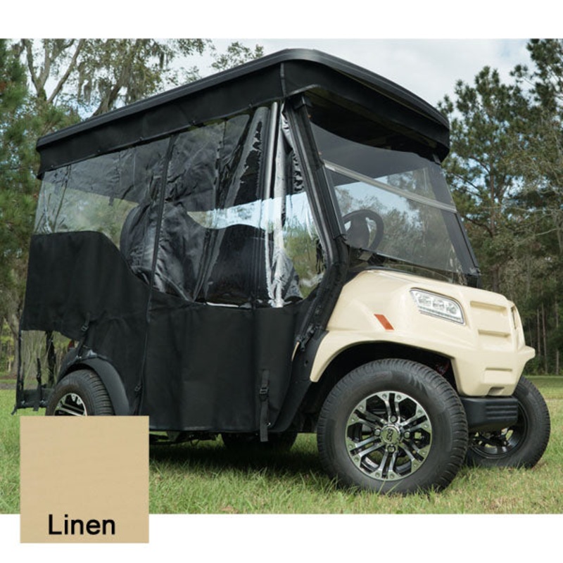2014-Up EZGO T48 – Red Dot Chameleon Linen 4-Passenger Track Style Soft Enclosure