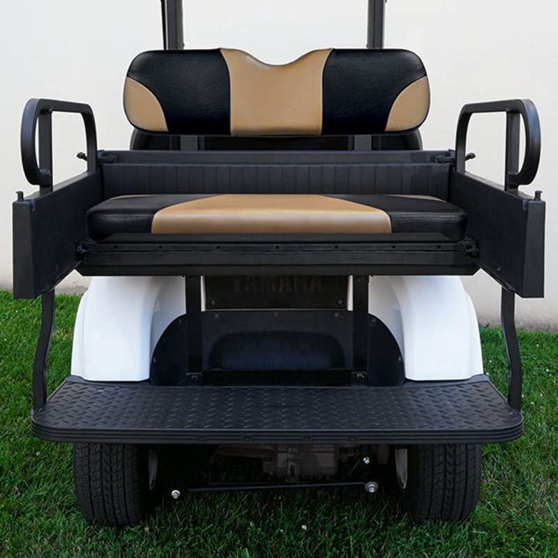 RHOX Rhino Seat Box Kit, Sport Black/Tan, Yamaha Drive PN# SEAT-951BT-S