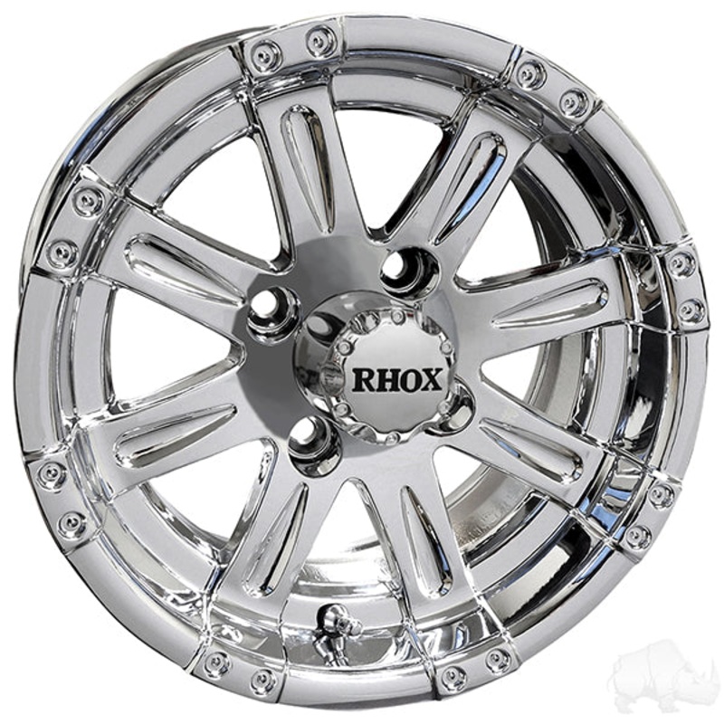 RHOX Vegas, Chrome w/ Center Cap, 12×6 Centered