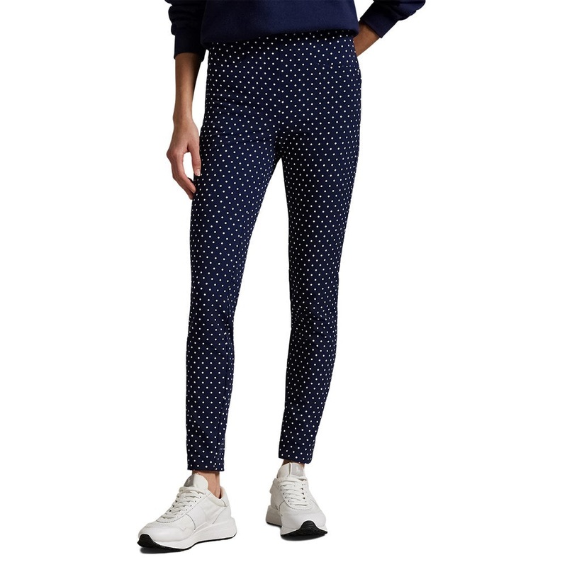 RLX Ralph Lauren Women’s Eagle Stretch Twill Golf Pants – Navy Polka Dot
