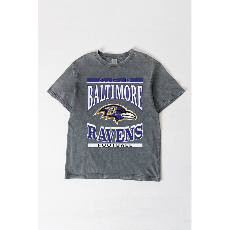 BALTIMORE RAVENS CLASSIC GRIND WASHED RELAXED FIT TEE