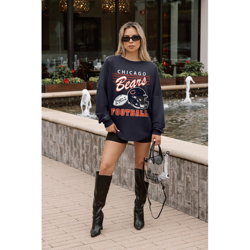CHICAGO BEARS CLASSIC COOL VINTAGE WASH CORDED PULLOVER