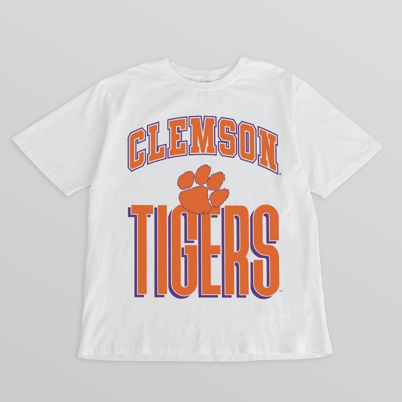 CLEMSON TIGERS FIERCE FOCUS WASHED RELAXED FIT TEE