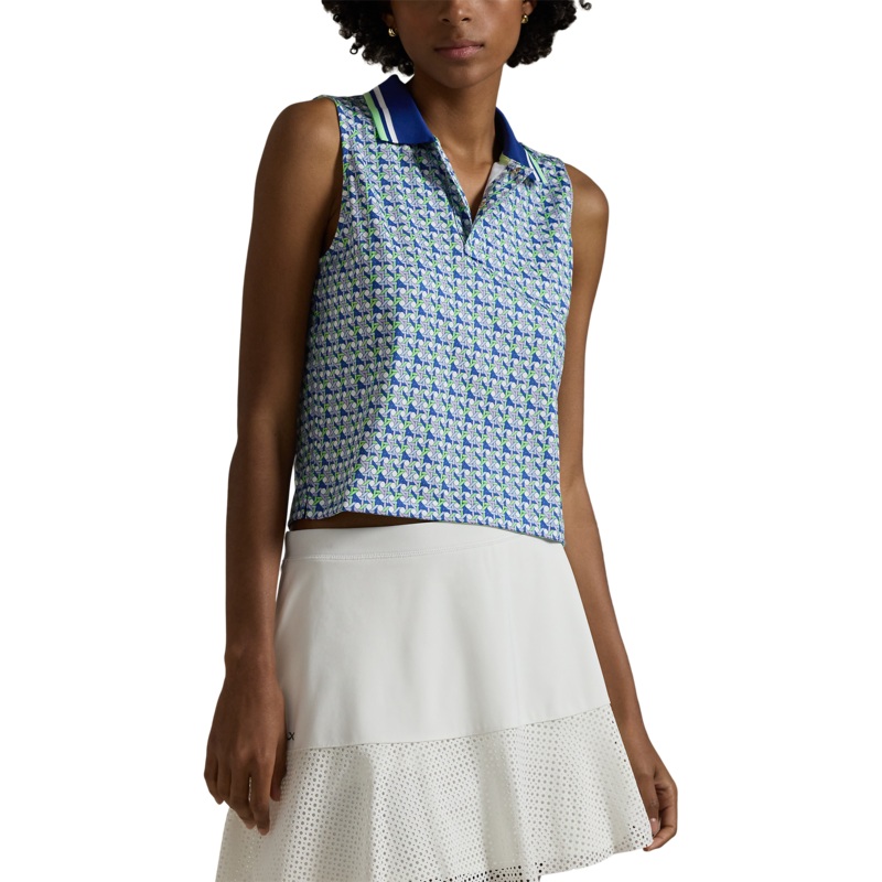 RLX Ralph Lauren Women’s Stretch Jersey Cropped Golf Shirt – Spring Wicker