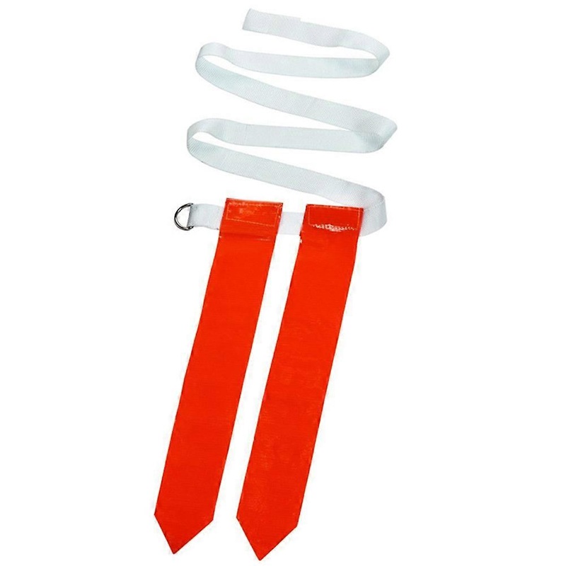 2Pack Adults Rugby Waist Flag Set Accessories for Training Games Practices with Red Flags