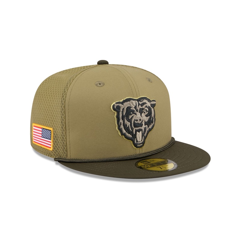 Chicago Bears 2025 Salute to Service 59FIFTY Fitted Hat