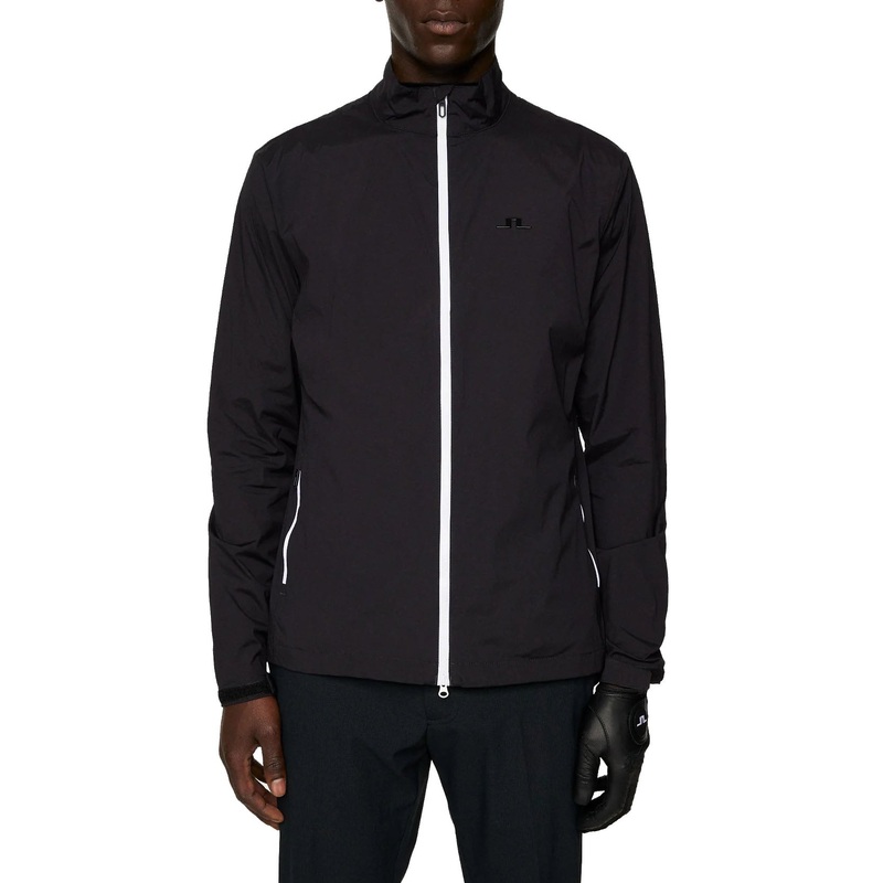 J.Lindeberg Ash Light Packable Golf Jacket – Black