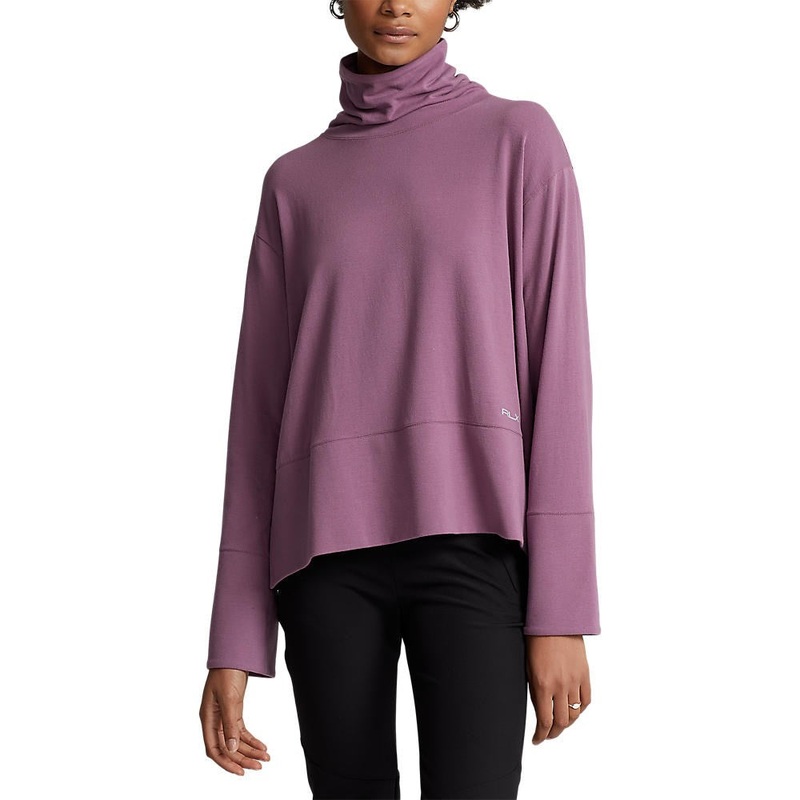 RLX Ralph Lauren Women’s Performance Cotton Blend Turtleneck – Aurora