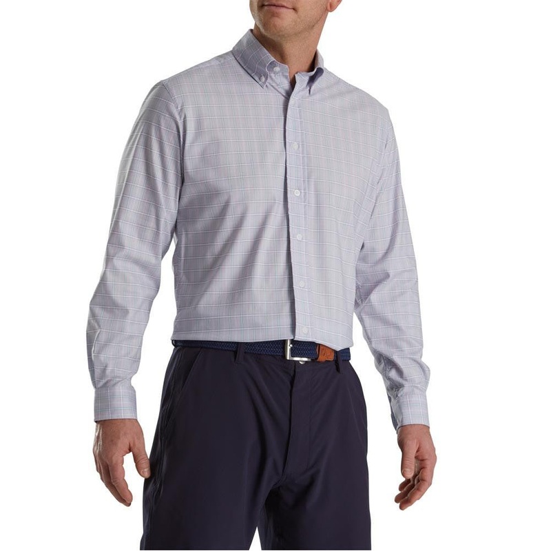 FootJoy Super Soft Woven Plaid Shirt