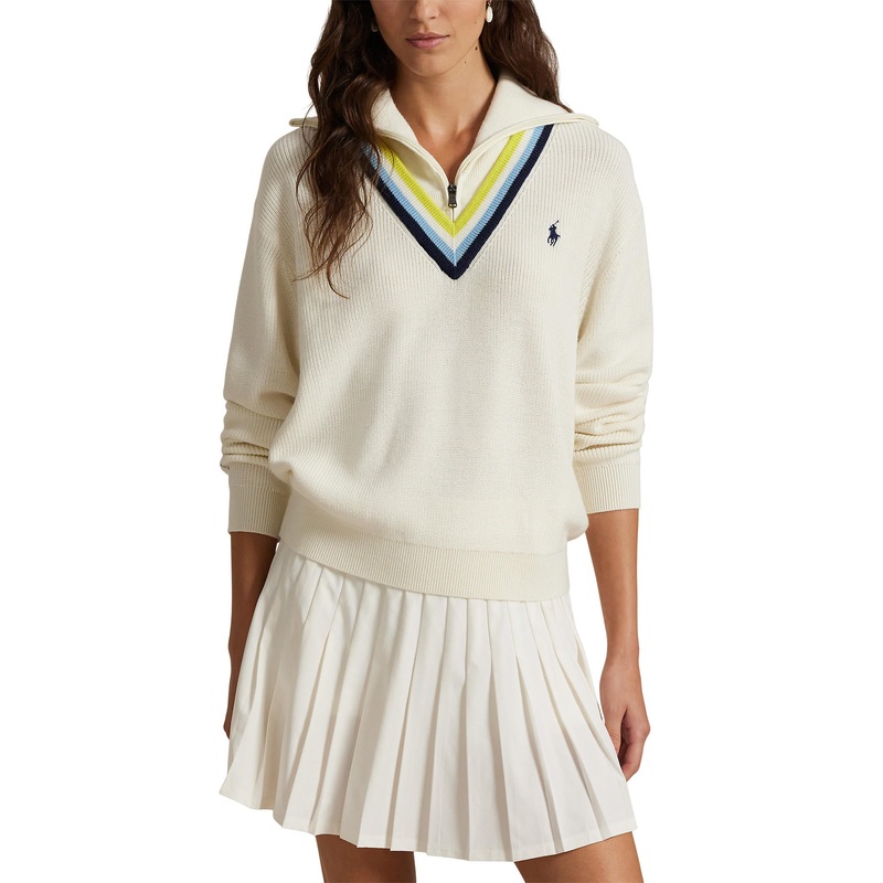 RLX Ralph Lauren Women’s Wool Blend Sweater Pullover – Antique White