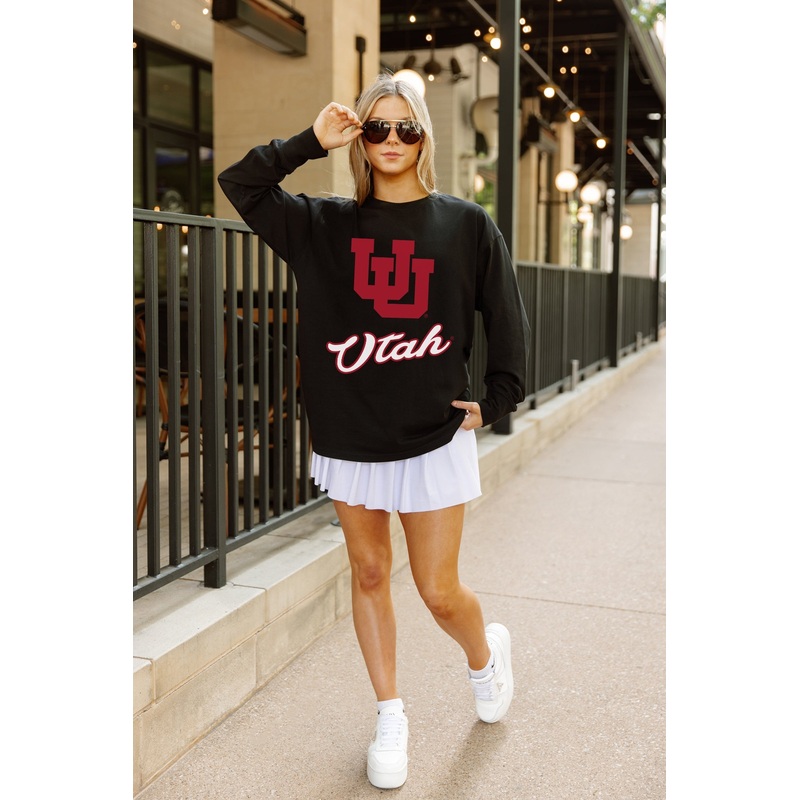 UTAH UTES HONOR ROLL ESSENTIAL RELAXED FIT LONG SLEEVE TEE
