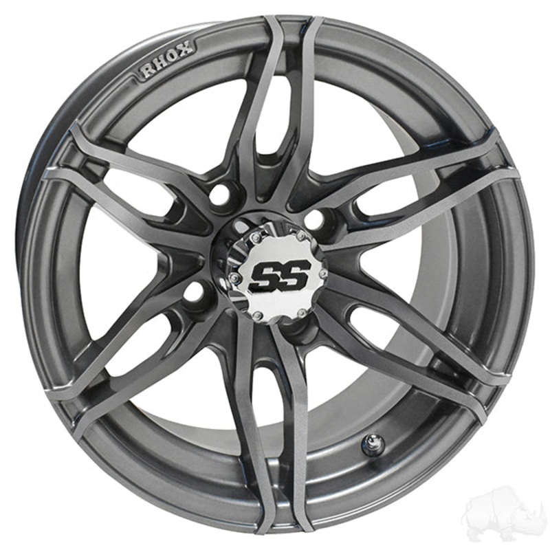 RHOX RX377, Gun Metal, 12×7 ET-25