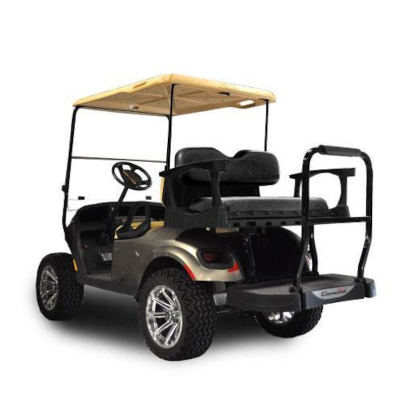 MadJax Genesis 300 EZGO RXV Aluminum Frame Seat Kit W/ Standard Black Cushion Assembly (Years 2008-Up) PN# 01-044-202S