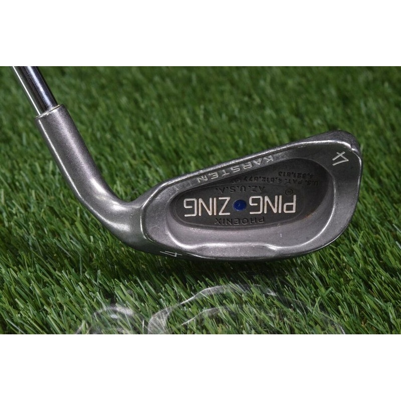 PING ZING BLUE DOT KARSTEN 4 IRON W/ PING JZ STIFF FLEX STEEL SHAFT