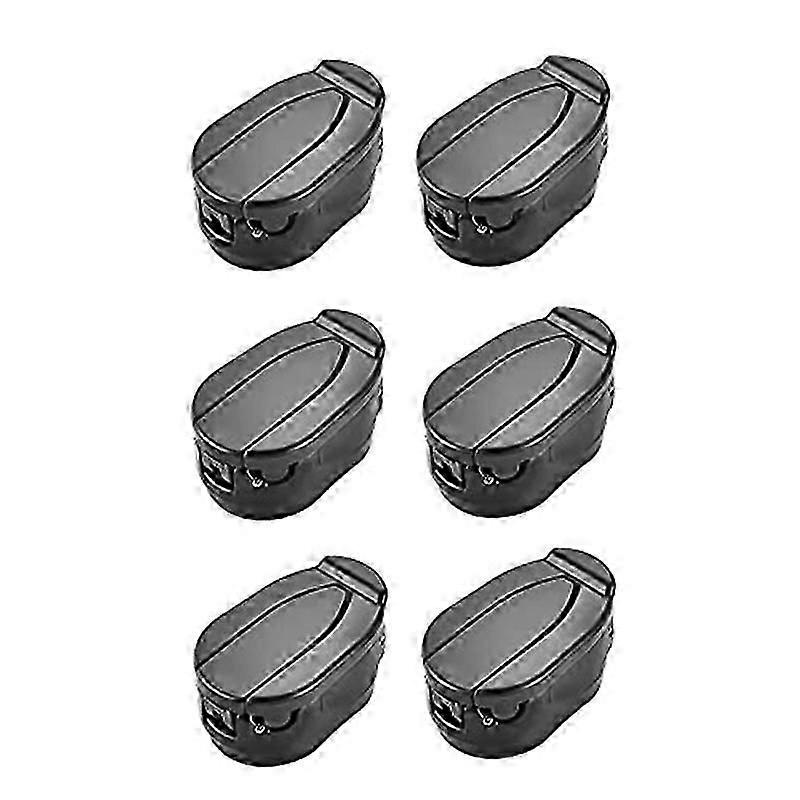 6 Pcs Golf Ball Pick Up Retriever , Foldable Golf Ball Pick Up Claw Sucker Put On Putter Grip