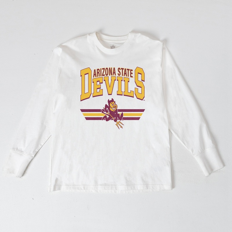 ARIZONA STATE SUN DEVILS SWIFT STRIKE ESSENTIAL RELAXED FIT LONG SLEEVE TEE