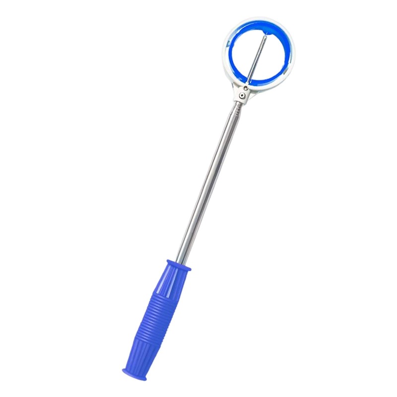 Portable Telescopic Golf Ball Retriever Extendable Folding Lightweight Blue