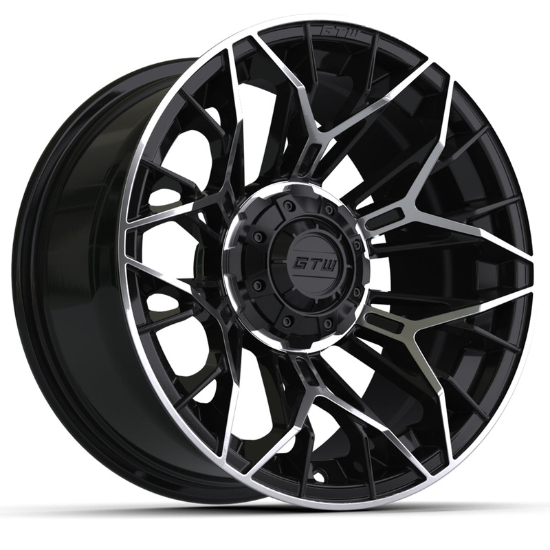 14 GTW Stellar Black with Machined Accents Wheel PN# 19-321