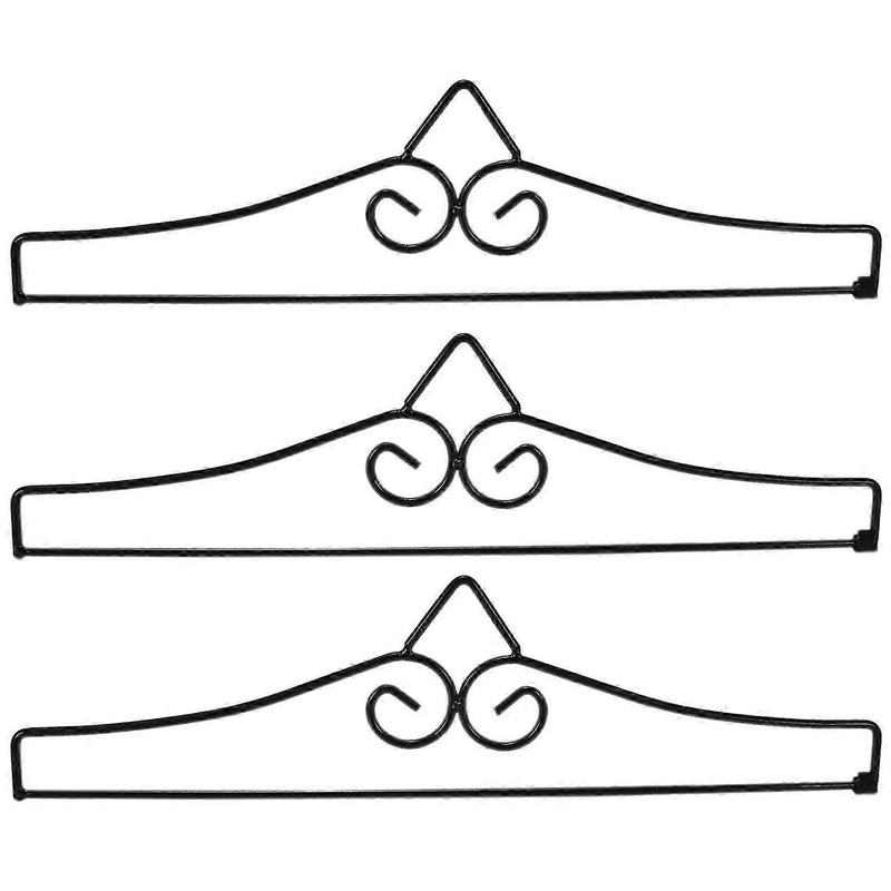 3Pcs Garden Flag Wall Hanger Powder Coated Iron Banner Holder Bracket for Flags Calendar Towels DecorationNEW