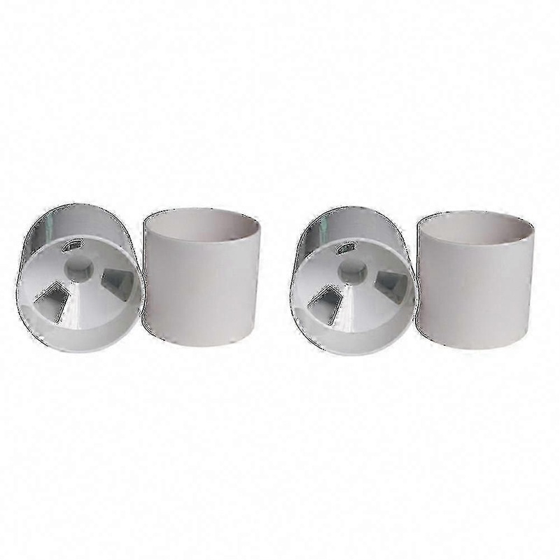 Golf Training Flagsticks 4pcs 3-Hole White Plastic Outdoor Golf Hole Cup Practice Aids