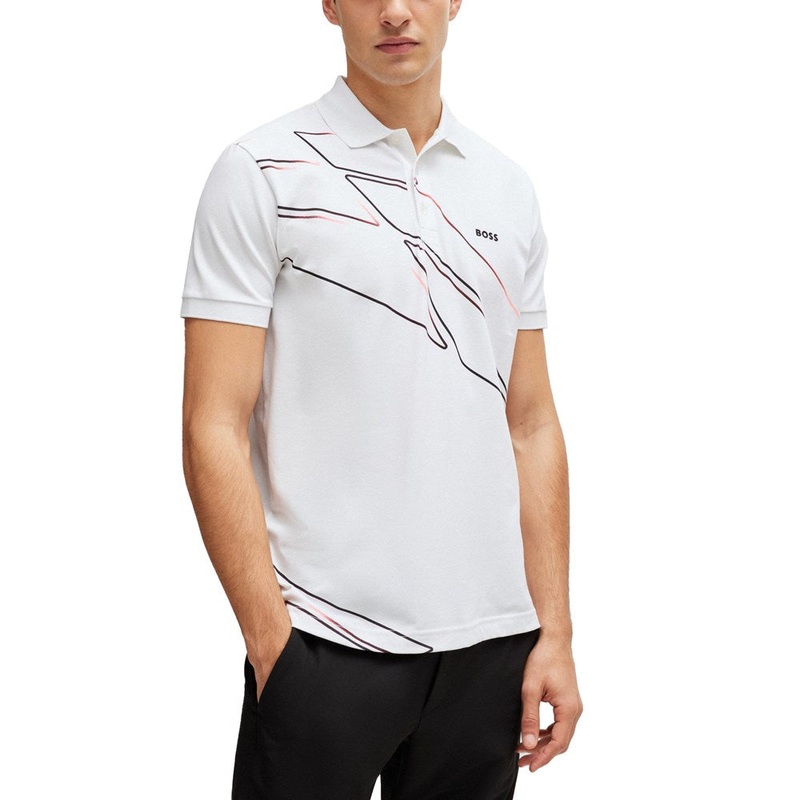 BOSS Paddy 3 Golf Shirt – White