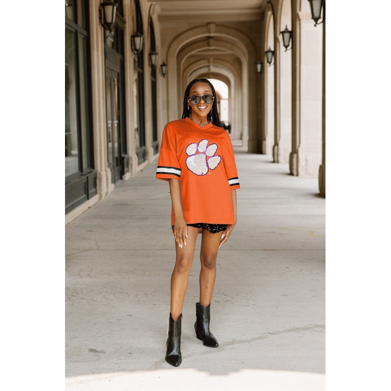 CLEMSON TIGERS Rookie Move Oversized Fashion Jersey
