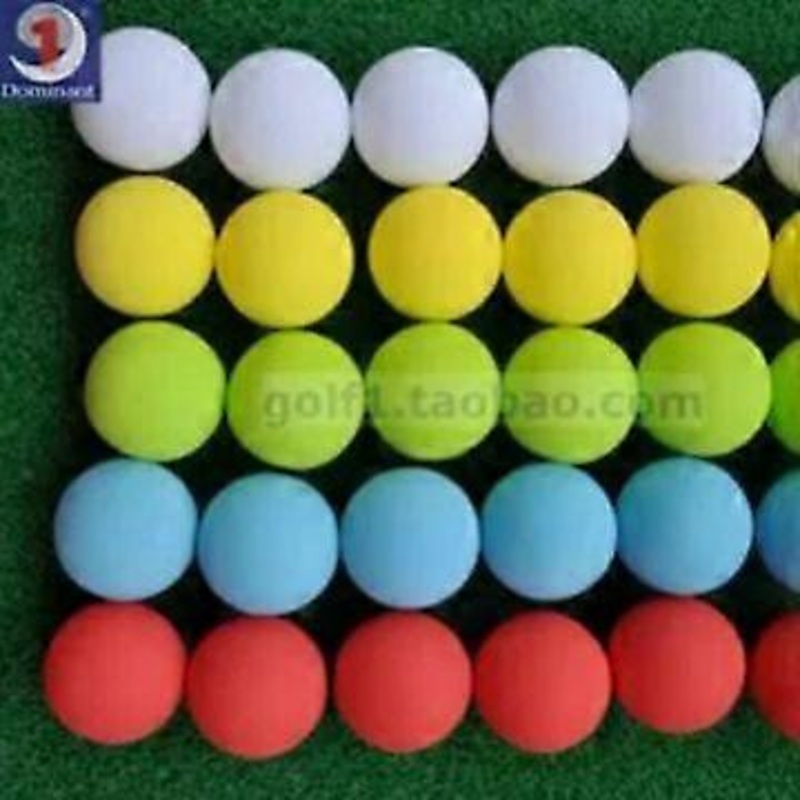 18pcs Practice Golf Balls: Indoor Golf Training Balls Eva Soft – Golfing Training Supplies For Backyard Garden Golfing Practice Equipment
